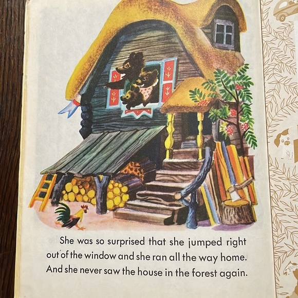 The Three Bears vintage children’s book. Little Golden Book, 1981 - Picture 8 of 8